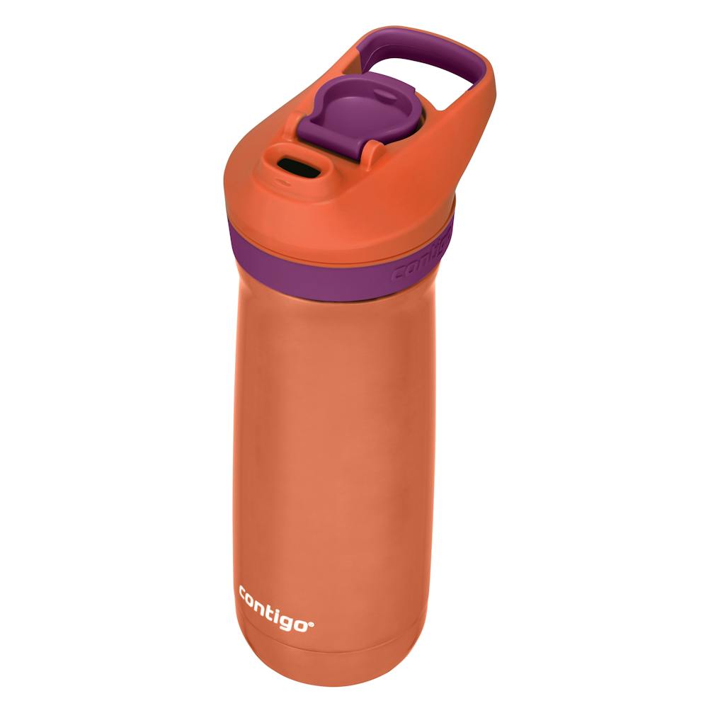 Contigo® Kids’ Casey Stainless Steel Water Bottle with Spill-Proof Leak-Proof Lid, 13oz (V1TS)