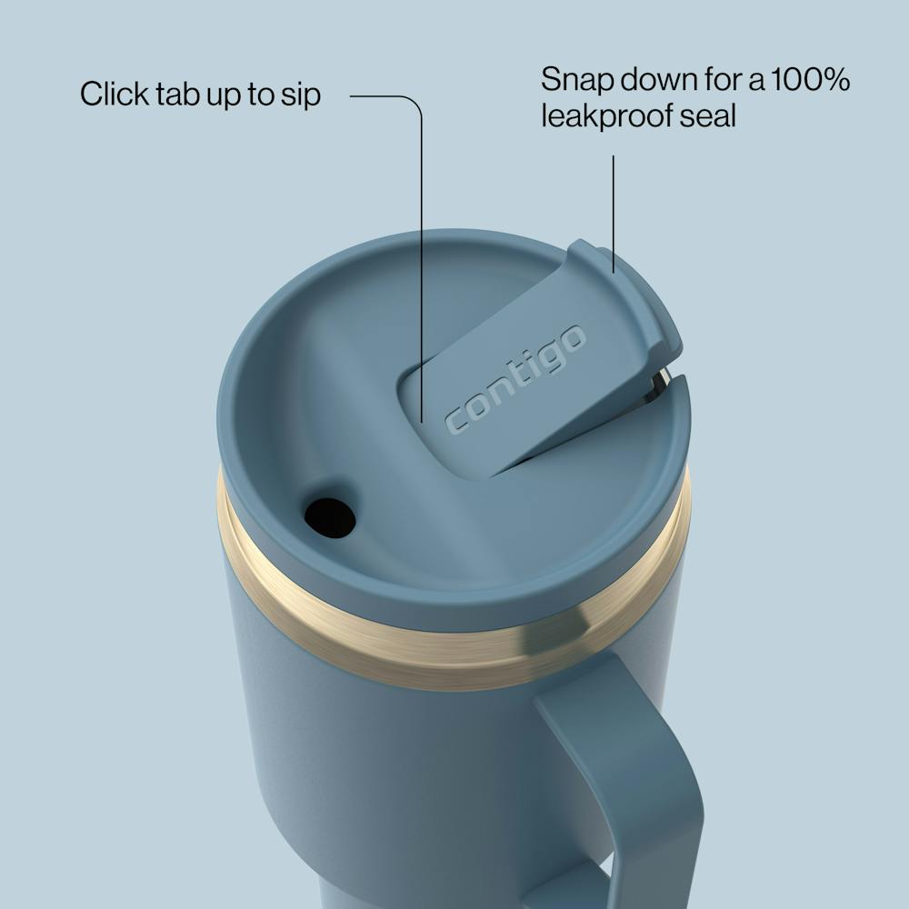 30 oz SnapSeal™ Tumbler (w/ Straw & Handle) (J5W1)