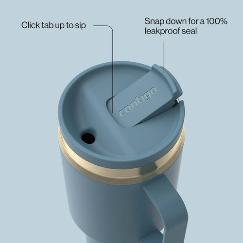 30 oz SnapSeal™ Tumbler (w/ Straw & Handle) (J5W1)