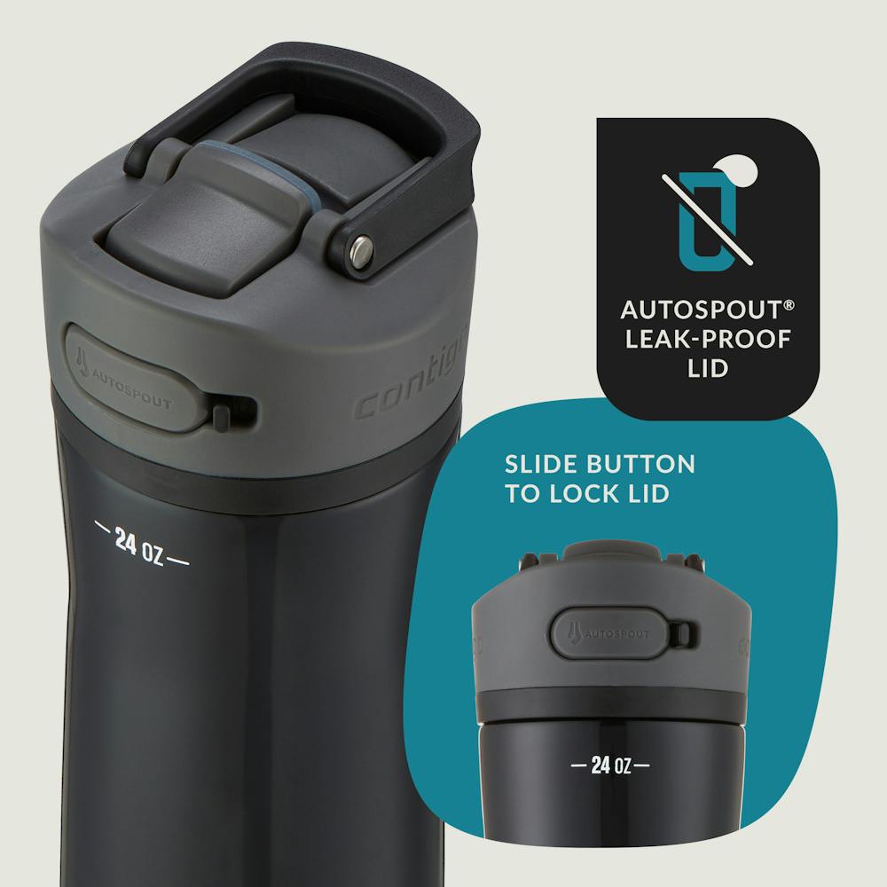 Contigo® Ashland Chill 2.0 Stainless Steel Water Bottle with AUTOSPOUT® Lid, 24oz (272N)