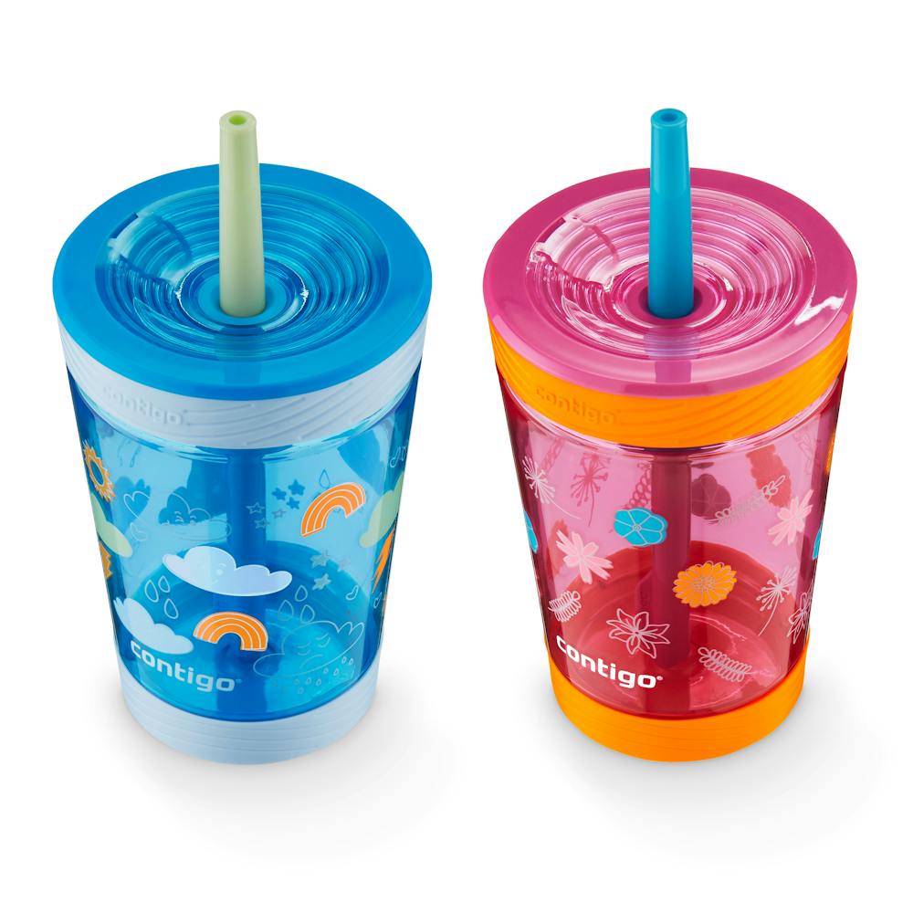 Contigo® Kids Spill-Proof Tumbler with Straw, 14oz., 2 Pack (PB6X)