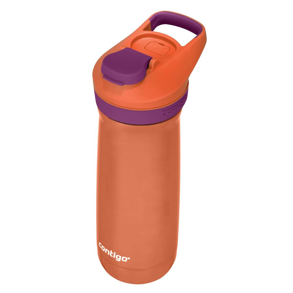 Contigo® Kids’ Casey Stainless Steel Water Bottle with Spill-Proof Leak-Proof Lid, 13oz (V1TS)