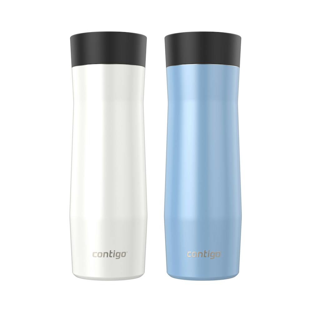 Contigo® AUTOSEAL® West Loop Vacuum-Insulated Stainless Steel Travel Mug with Easy-Clean Lid, 20 oz, 2-Pack (XXF1)