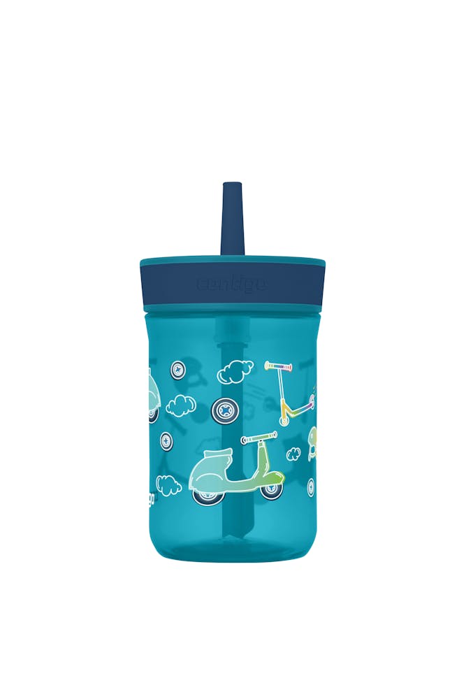 Contigo® Kids’ Leighton Straw Tumbler with Spill-Proof Leak-Proof Lid, 14oz (XKZO)