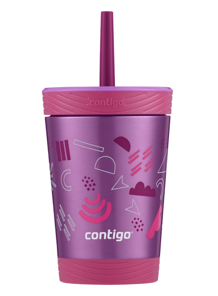 Kids Spill-Proof Stainless Steel Tumbler with Straw and THERMALOCK®, 12 oz (BI9N)
