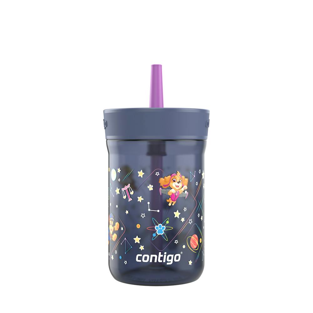 Contigo® Kids’ Leighton Straw Tumbler with Spill-Proof Leak-Proof Lid, 14oz (XKZO)