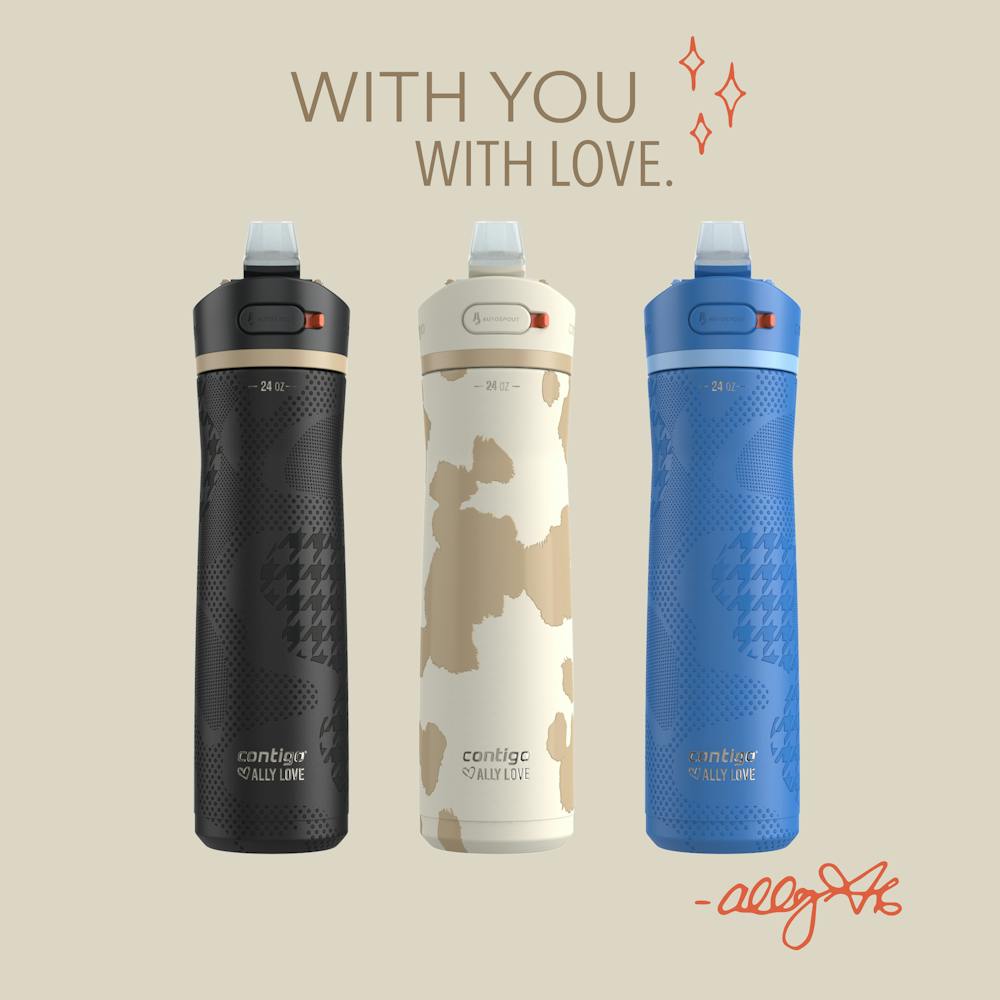 Contigo® x Ally Love Ashland Chill 2.0 Stainless Steel Water Bottle with AUTOSPOUT® Lid, 24oz (0GTU)