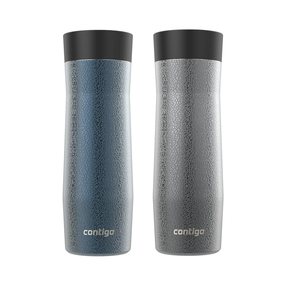 Contigo® AUTOSEAL® West Loop Vacuum-Insulated Stainless Steel Travel Mug with Easy-Clean Lid, 20 oz, 2-Pack (XXF1)