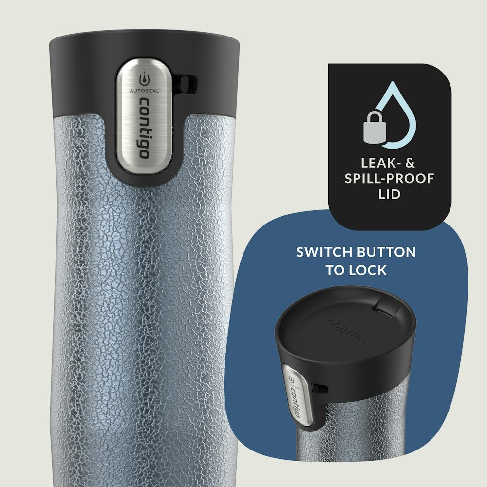Contigo® AUTOSEAL® West Loop Vacuum-Insulated Stainless Steel Travel Mug with Easy-Clean Lid, 16 oz (5OEF)