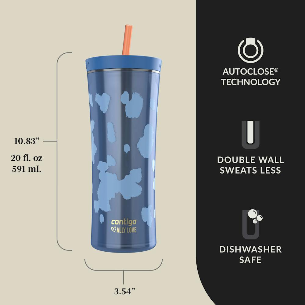 Contigo® x Ally Love Streeterville AUTOCLOSE® Shake & Go® Tumbler, 20oz (0UO0)