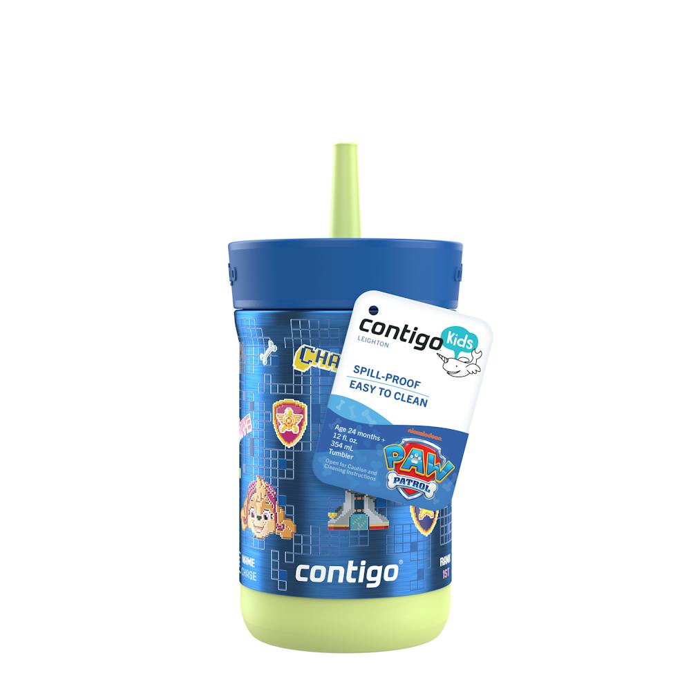 Contigo® Kids Leighton Spill-Proof Stainless Steel Tumbler with Straw, 12oz (JH8R)