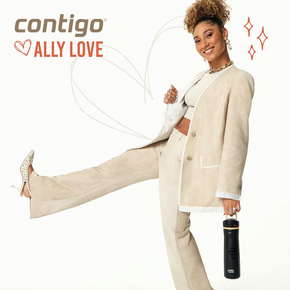 Contigo® x Ally Love Jackson Chill 2.0 Stainless Steel Water Bottle with AUTOPOP® Lid, 24oz (UT2R)