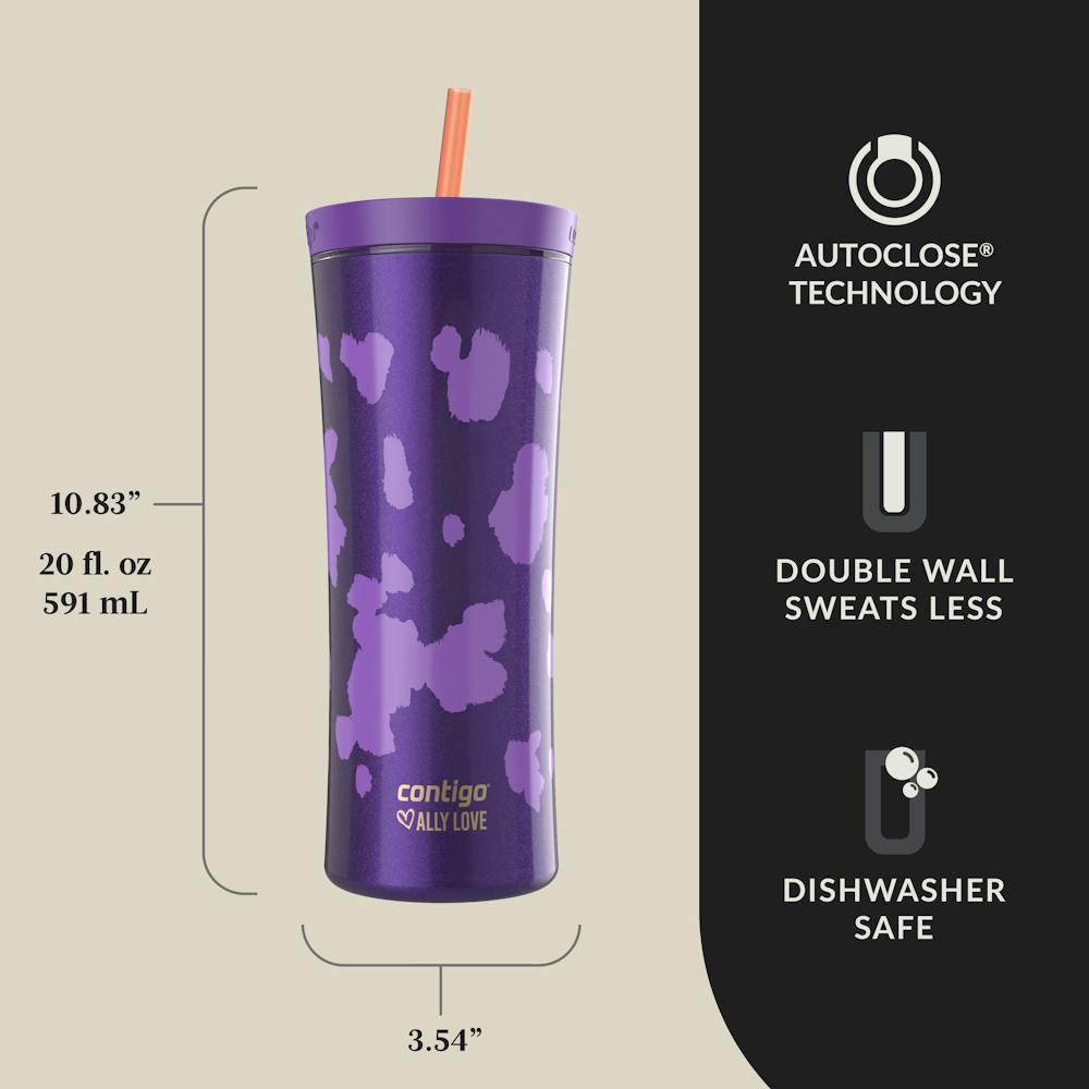 Contigo® x Ally Love Streeterville AUTOCLOSE® Shake & Go® Tumbler, 20oz (0UO0)