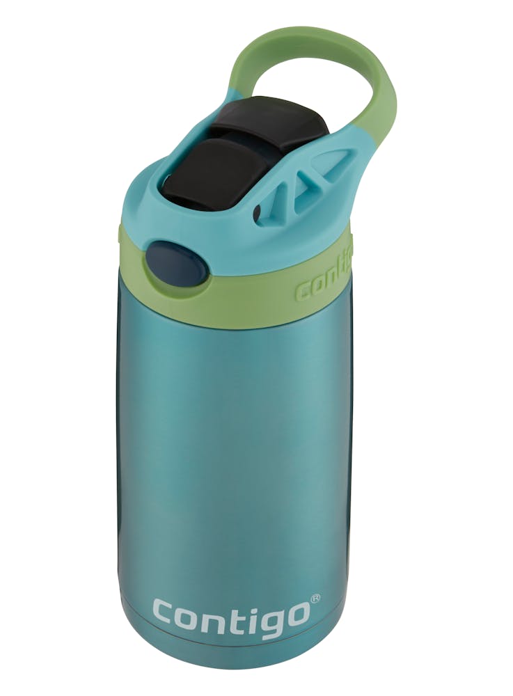 Contigo® Kids Straw Stainless Steel Water Bottle with AUTOSPOUT® Lid, 13oz (18QL)