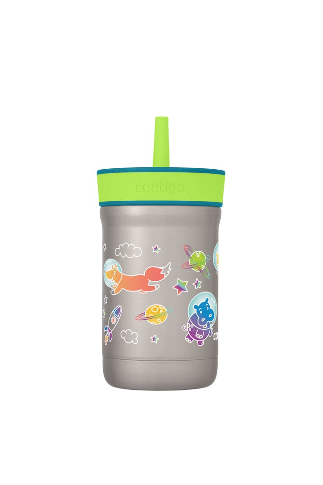 Contigo® Kids Leighton Spill-Proof Stainless Steel Tumbler with Straw, 12oz (JH8R)