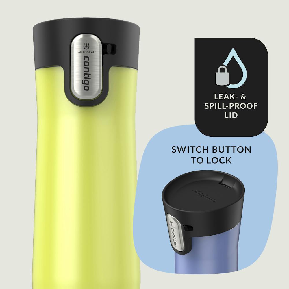 Contigo® AUTOSEAL® West Loop Vacuum-Insulated Stainless Steel Travel Mug with Easy-Clean Lid, 20 oz, 2-Pack (XXF1)