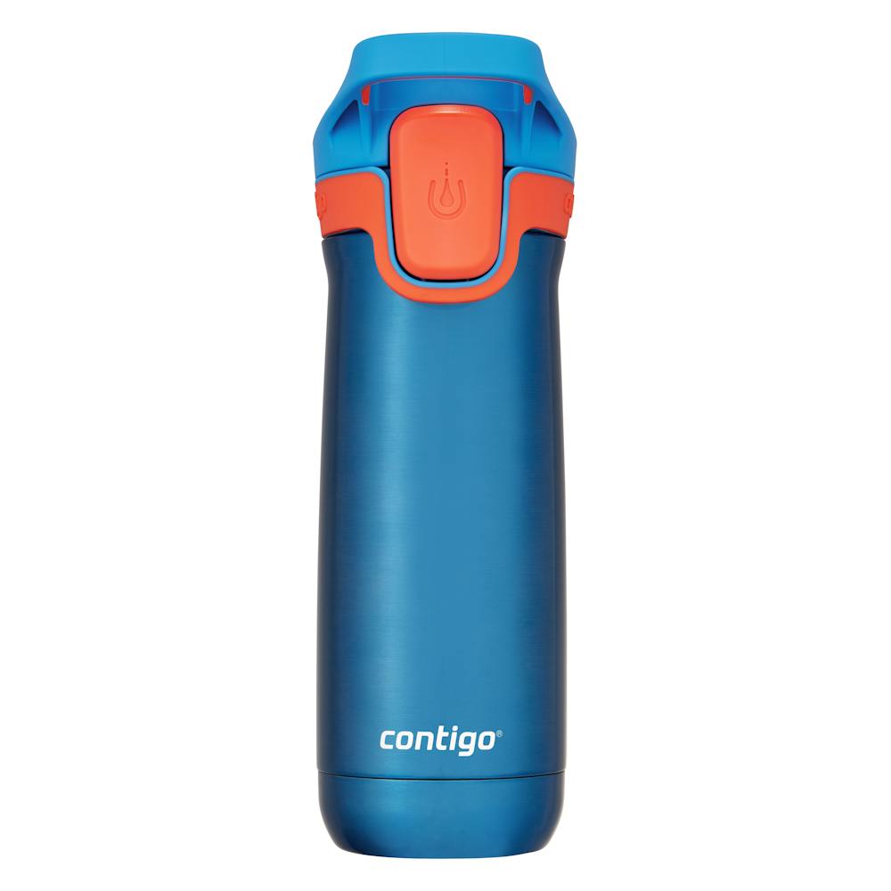 Contigo® Kids’ Casey Stainless Steel Water Bottle with Spill-Proof Leak-Proof Lid, 13oz (V1TS)