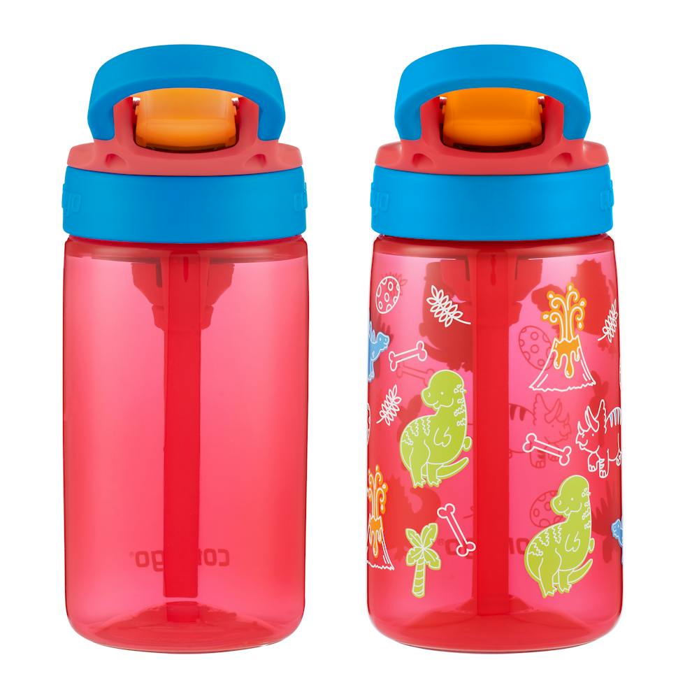 Contigo® Kids Water Bottle with Redesigned AUTOSPOUT® Straw, 14 oz, 2 pack (IAP8)