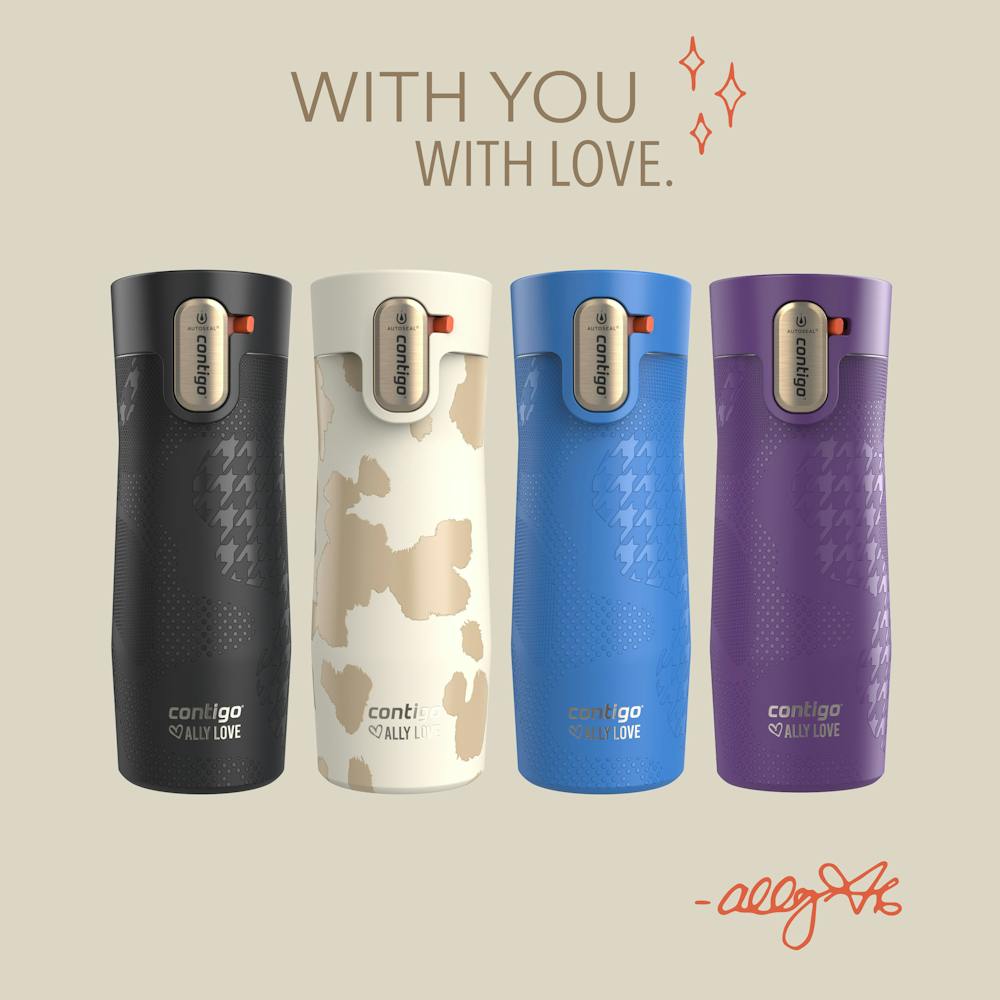 Contigo® x Ally Love West Loop 3.0 Stainless Steel Travel Mug with AUTOSEAL® Easy-Clean Lid, 16oz (AV3B)