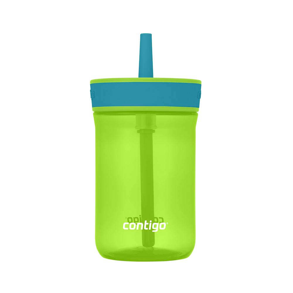 Contigo® Kids’ Leighton Straw Tumbler with Spill-Proof Leak-Proof Lid, 14oz (XKZO)