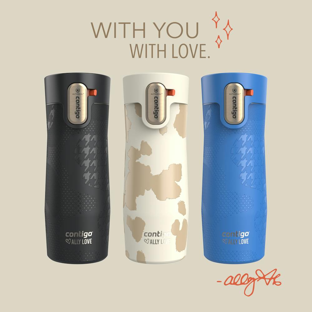 Contigo® x Ally Love West Loop 3.0 Stainless Steel Travel Mug with AUTOSEAL® Easy-Clean Lid, 16oz (AV3B)