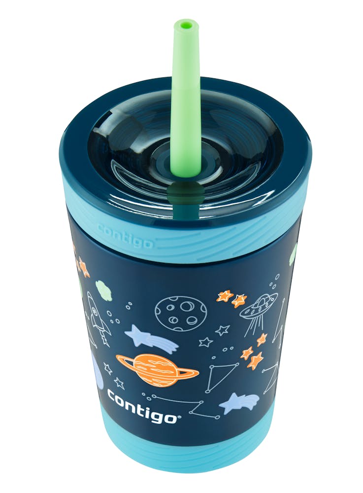Kids Spill-Proof Stainless Steel Tumbler with Straw and THERMALOCK®, 12 oz (BI9N)