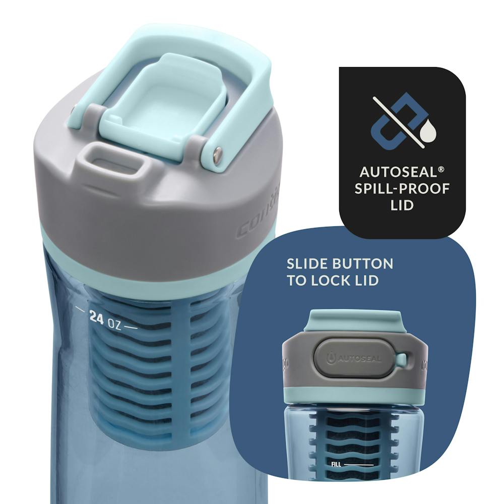 Contigo® Clybourn Freeflow Filtration Tritan Water Bottle with AUTOSEAL® LID, 24oz (LVCV)