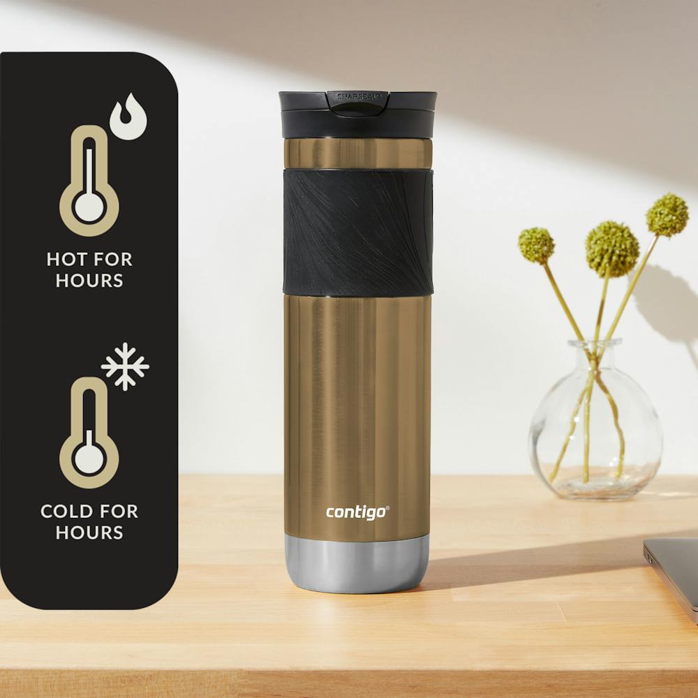 Contigo® Byron 2.0 Stainless Steel Travel Mug with SNAPSEAL™ Lid and Grip, 24oz (BEXA)