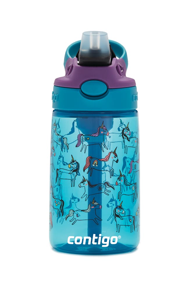 Contigo® Kids Straw Water Bottle with AUTOSPOUT® Lid, 14oz (SS3H)