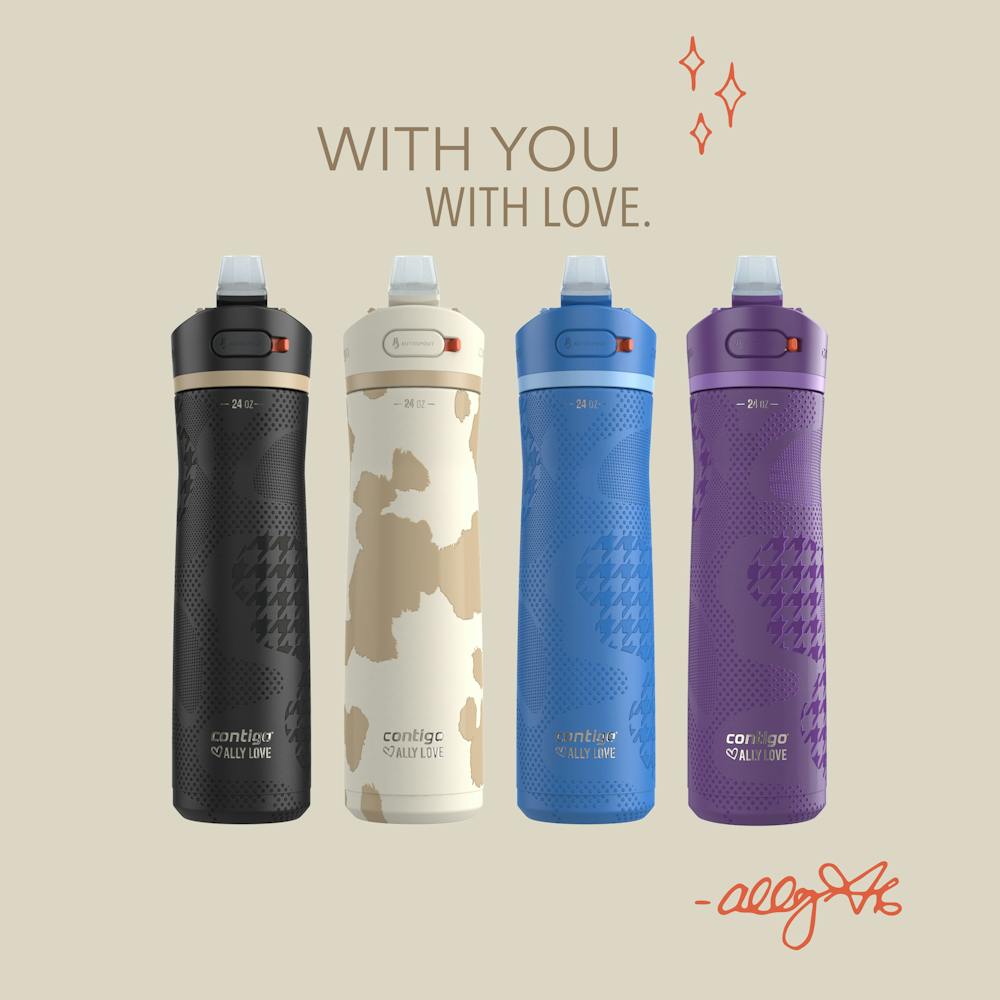 Contigo® x Ally Love Ashland Chill 2.0 Stainless Steel Water Bottle with AUTOSPOUT® Lid, 24oz (0GTU)