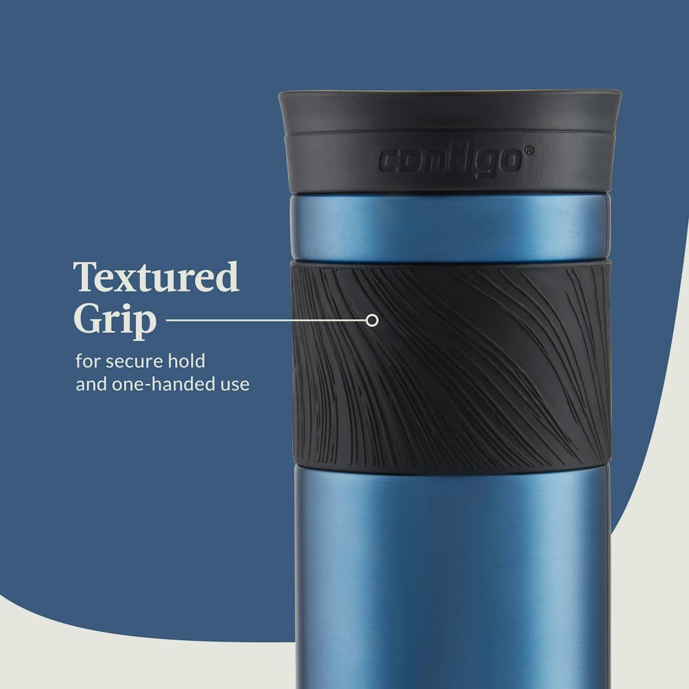 Contigo® Byron 2.0 Stainless Steel Travel Mug with SNAPSEAL™ Lid and Grip, 20oz (P4MZ)