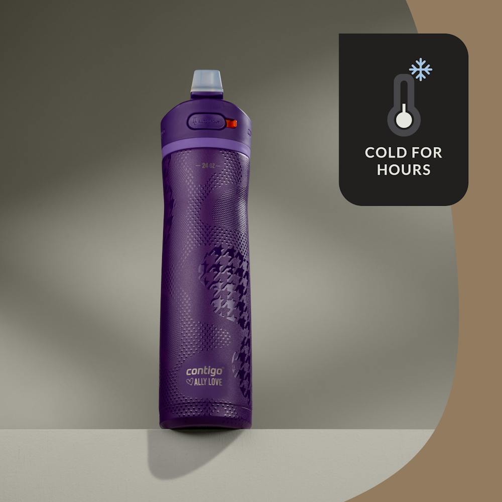 Contigo® x Ally Love Ashland Chill 2.0 Stainless Steel Water Bottle with AUTOSPOUT® Lid, 24oz (QKW0)