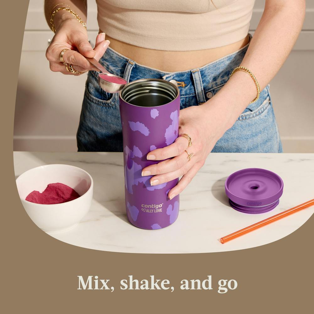 Contigo® x Ally Love Streeterville 2.0 Stainless Steel Tumbler with Straw, 24oz (B74I)