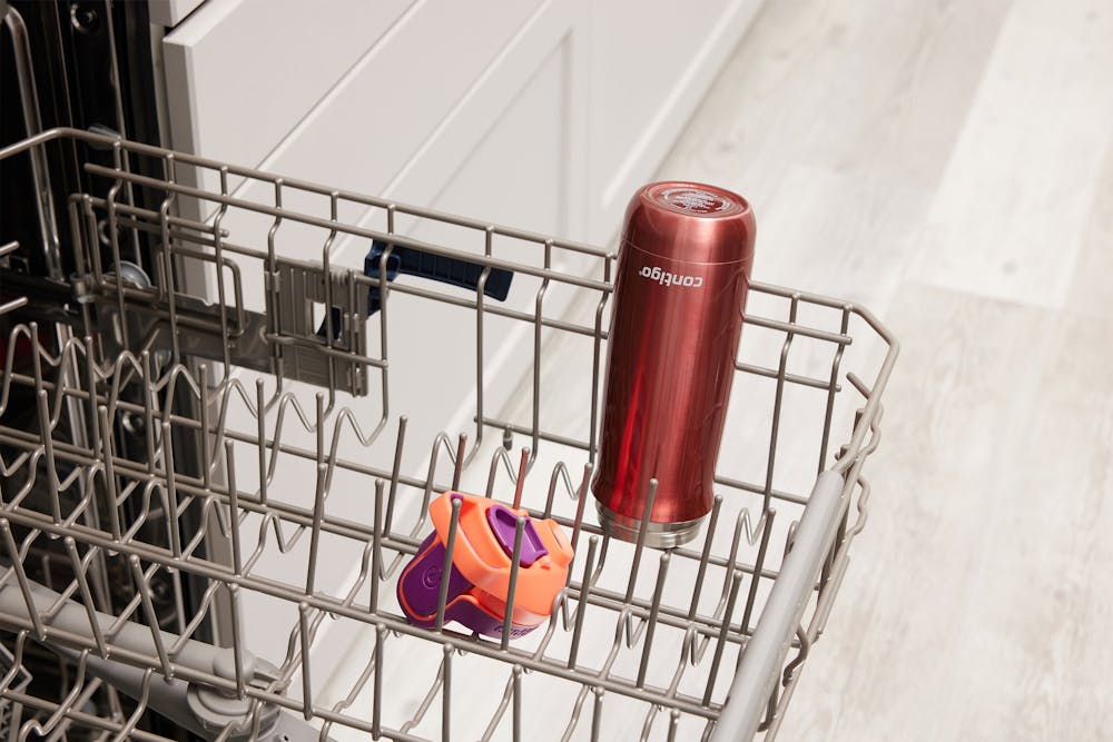 Contigo® Kids’ Casey Stainless Steel Water Bottle with Spill-Proof Leak-Proof Lid, 13oz (V1TS)