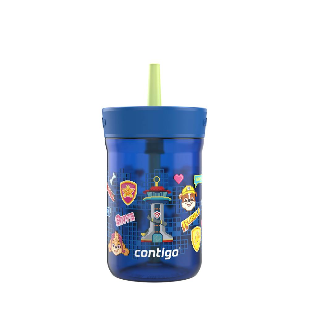 Contigo® Kids’ Leighton Straw Tumbler with Spill-Proof Leak-Proof Lid, 14oz (XKZO)
